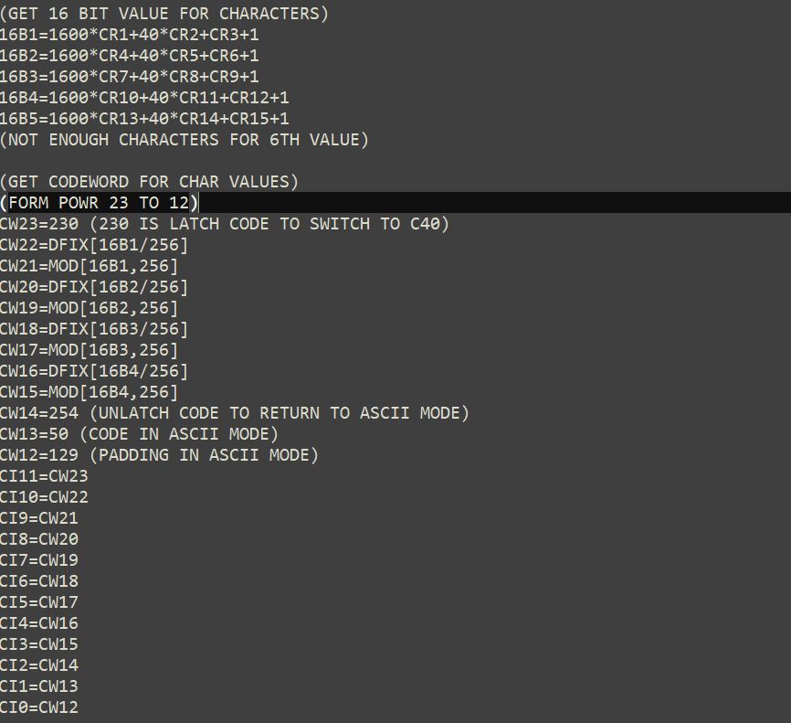 Cálculo de valores de claves de datos